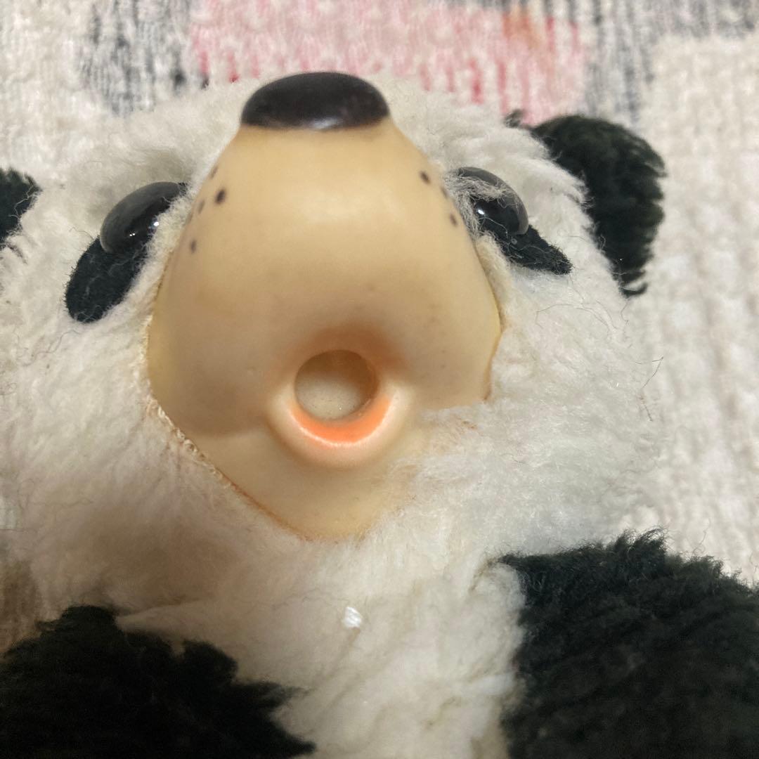 ファースト　モンチッチ風　パンダ　ぬいぐるみ　① レトロ　中古品