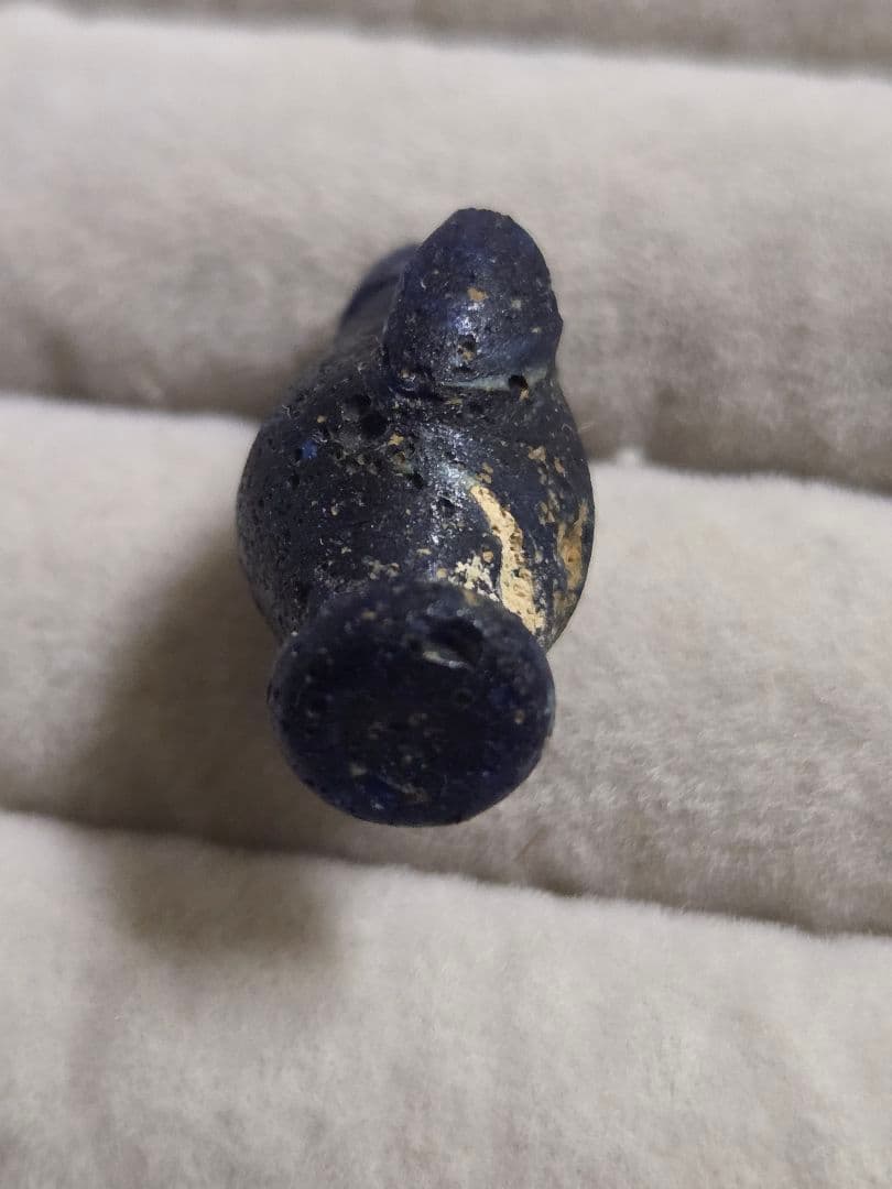 007　ビーズ　トンボ玉　容器玉　小さなガラス壺　！