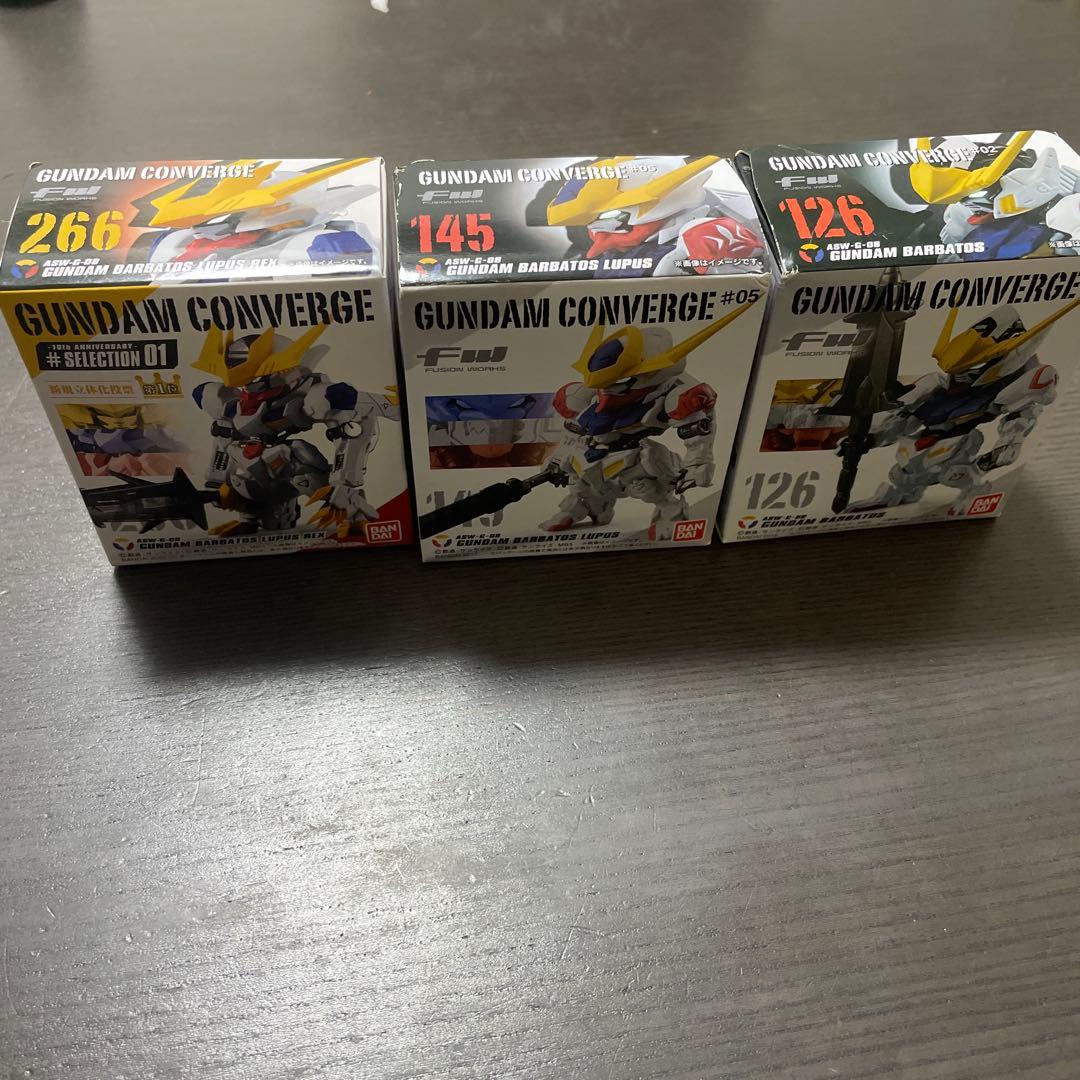 ガンダムコンバージ　鉄血バルバトス3体セット