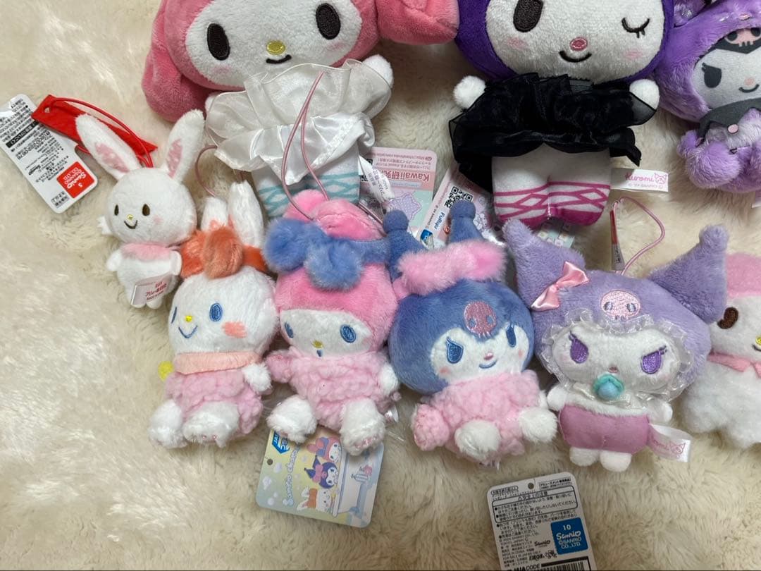 サンリオぬいぐるみ　まとめ売り　マイメロ　クロミ　メロクロ