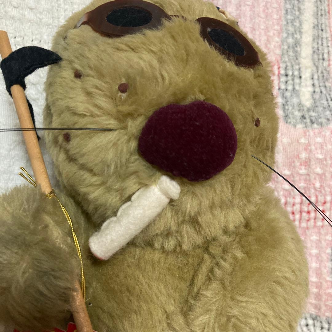 プチアムール　バンダイ　もぐらの坑夫　ぬいぐるみ　中古品