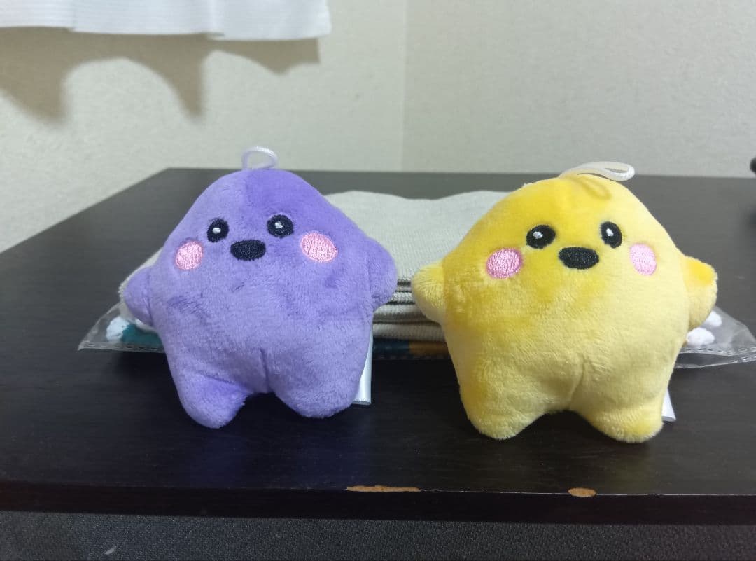 2体　希少【新品】万博　ドイツ館　サーキュラー　ぬいぐるみ小　黄色＆紫