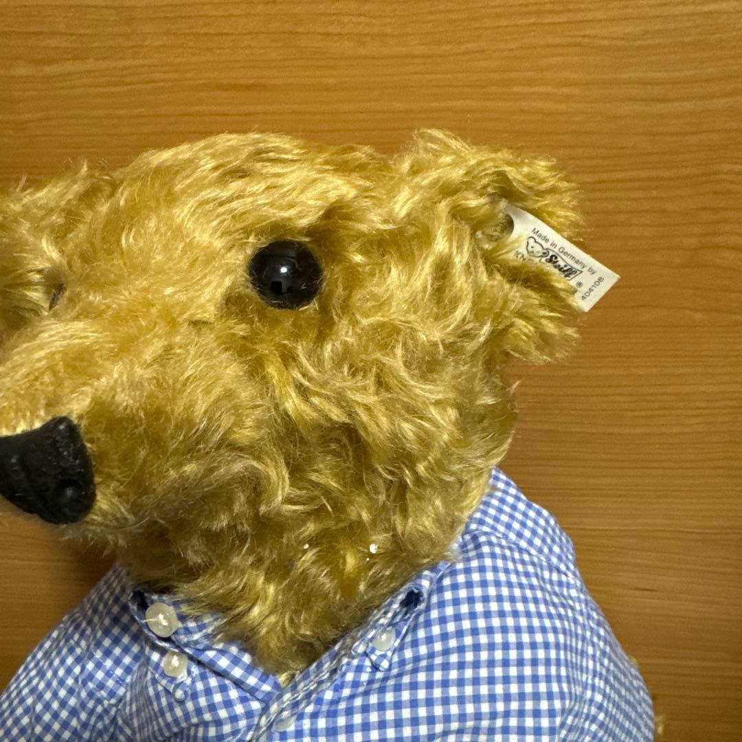 Steiff×Ralph Lauren ぬいぐるみ チェック柄シャツ