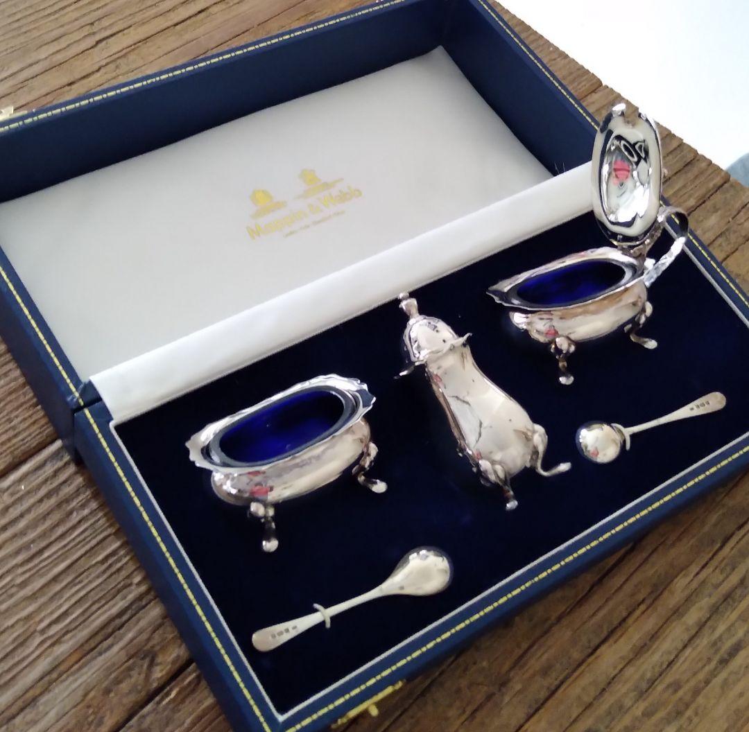 コレクション Mappin & Webb Silver Condiment Set