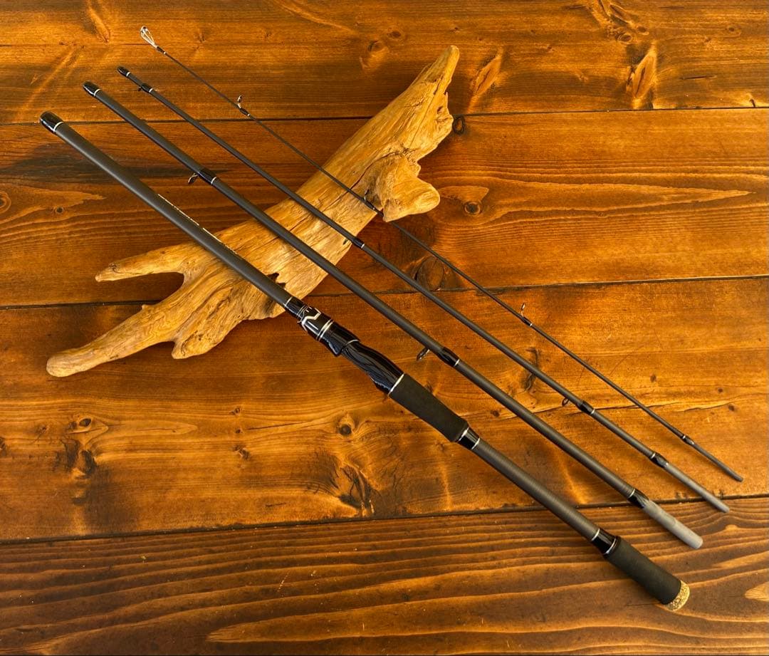 スピニングロッド カーボン　シーバス　9ft 270cm 4ピースパックロッド