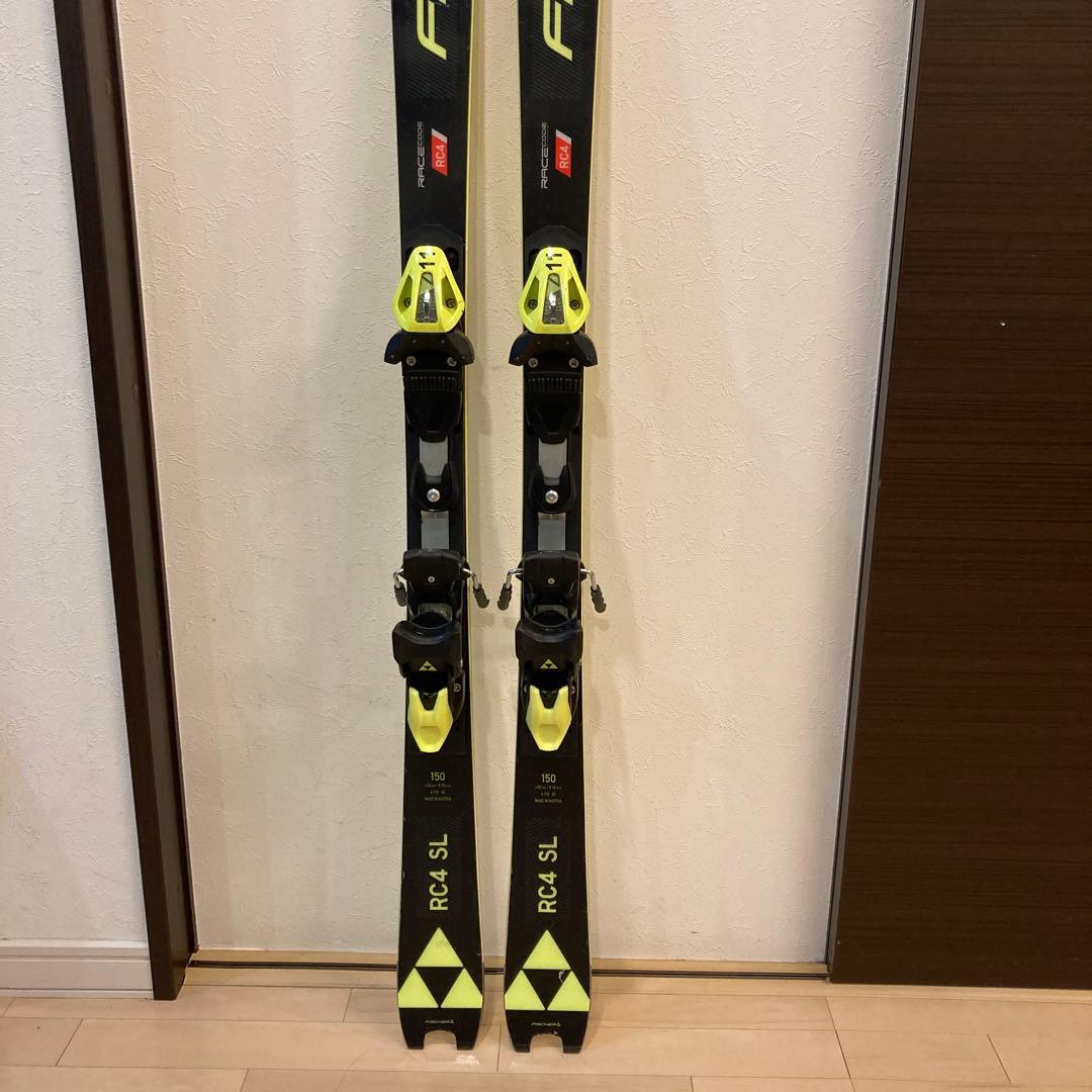 美品 FISCHER RC4 SL スキー 150cm バインディング付き