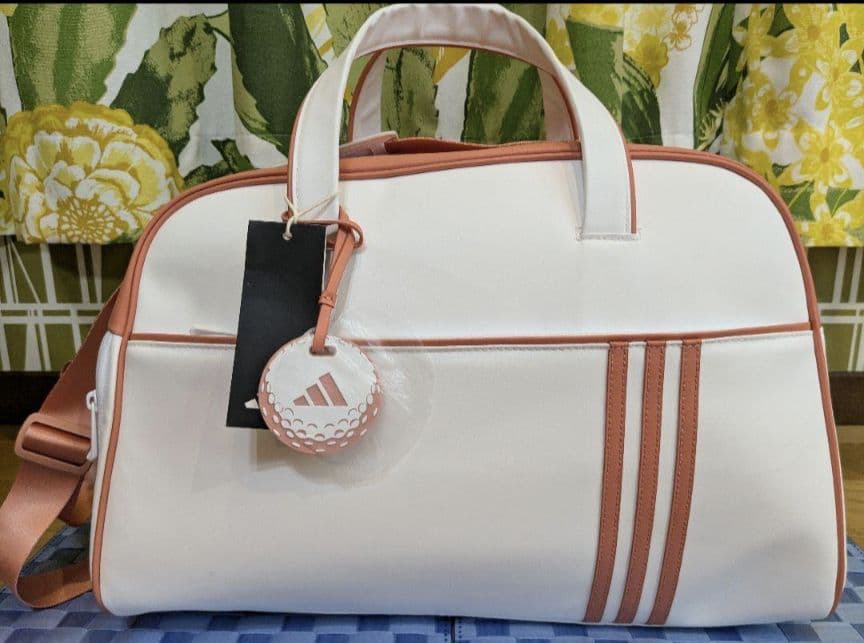 アディダス ボストンバック ゴルフバック 軽量 靴入る 型崩れしない 新品タグ付