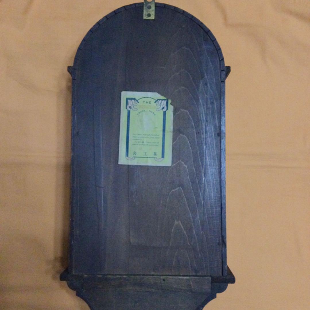 ビンテージ　鶴巻時計店英工舎　小型掛け時計