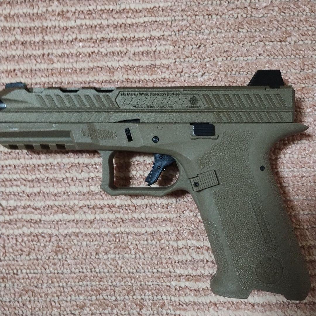 犬*げ様 POSEIDON ORION2 ガスブローバックハンドガン タンカラー