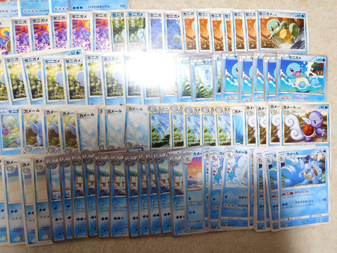 ポケモンカード　ゼニガメ　フシギダネ　ヒトカゲ　DP　かたいこうら　おしながす