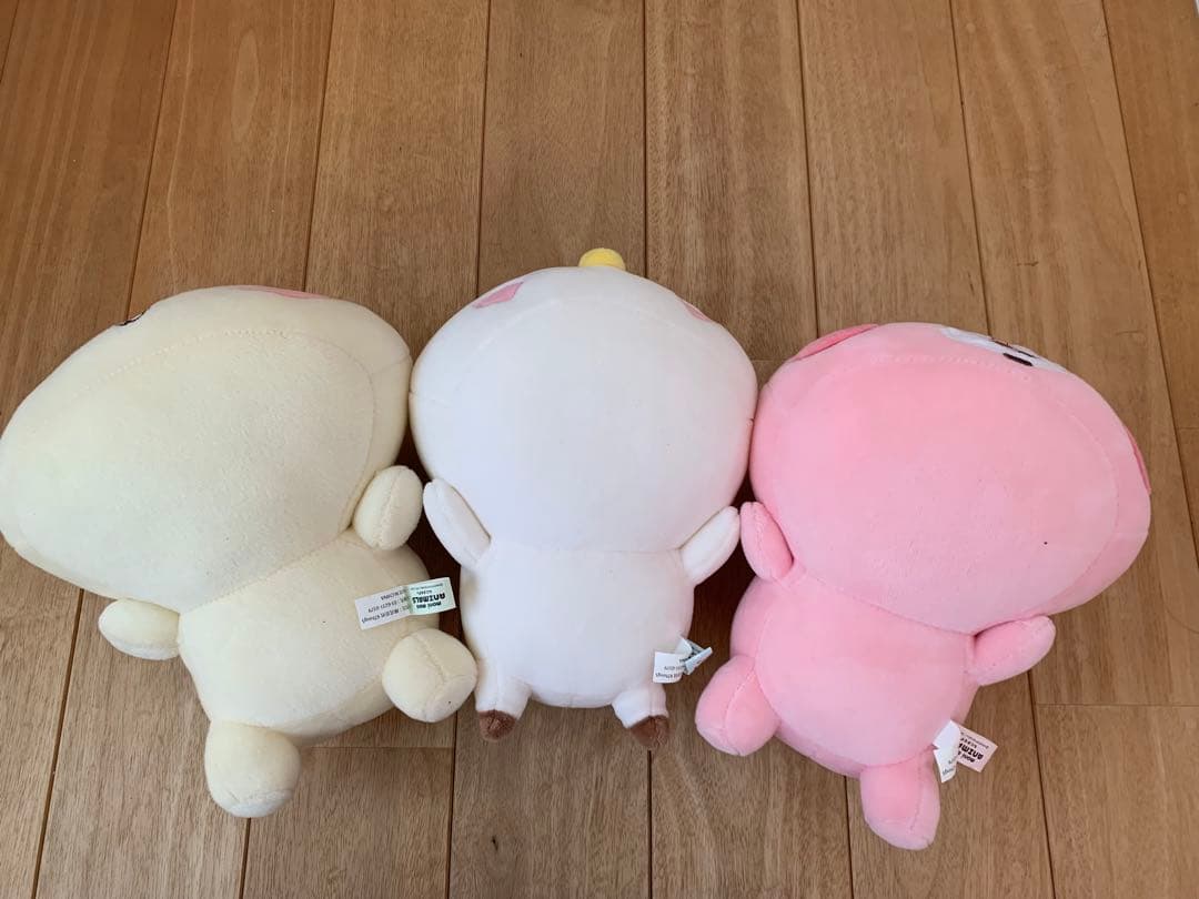 カナヘイ もにまるず うさぎ ピスケ ねーねーねこ 3体セット