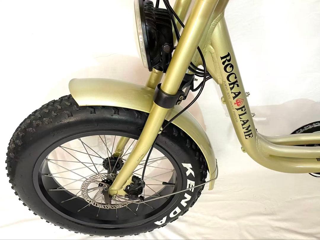 【動作確認済】送料無料 ROCKA FLAME ディスク式 電動アシスト自転車