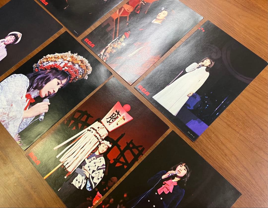 【藤圭子】圭子の七変化 ピンアップ 7枚セット 非売品 希少 ファン垂涎 商品