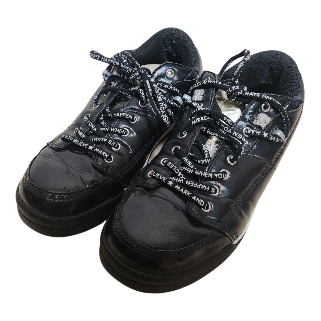 【お嬢】MARK&LONA×gravis ゴルフシューズ 黒×金 27㎝