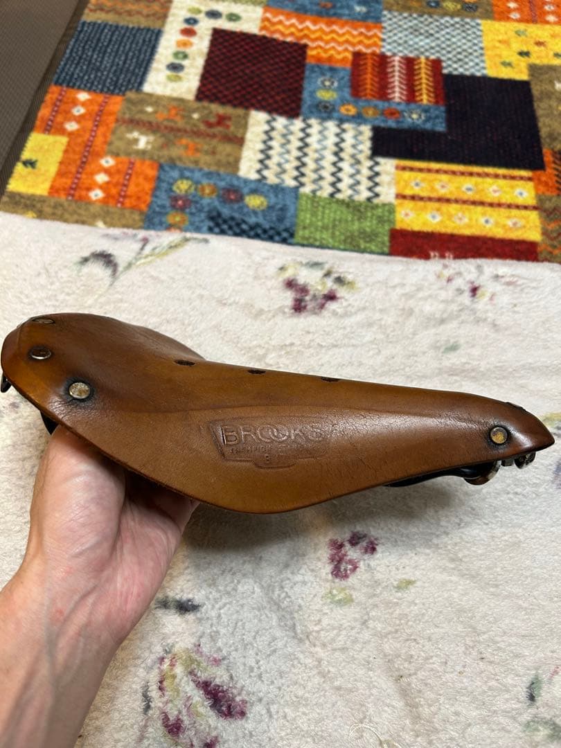 あ*き様 BROOKS ブラウンレザーサドル　めちゃくちゃ渋い色！