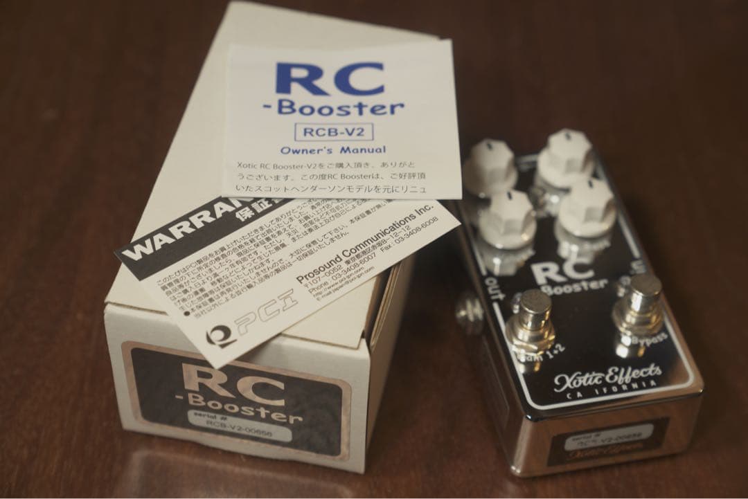 Xotic Effects RC Booster V2 ギターエフェクター