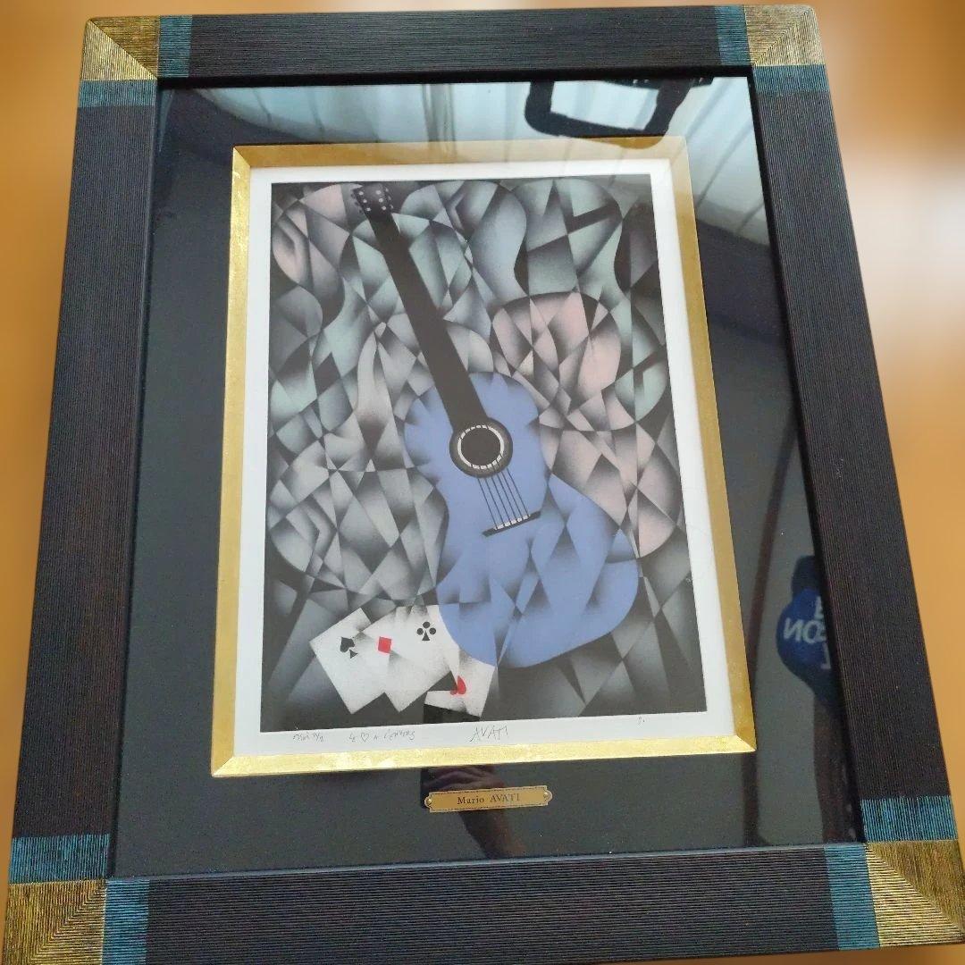 平成レトロ　マリオアバチ　「心の裏側」メゾチント技法