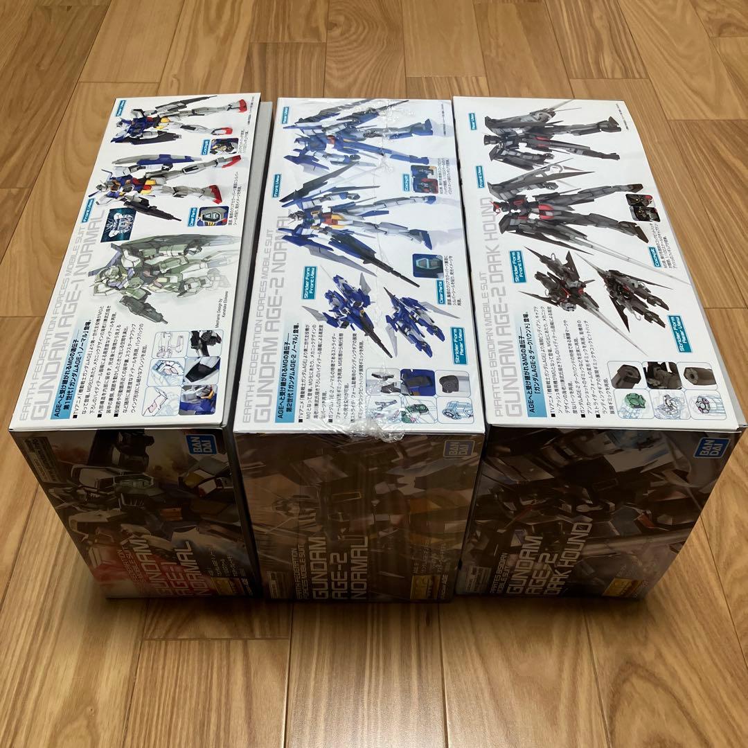 MG ガンダムAGE-1 ガンダムAGE-2 AGE-2 ダークハウンド セット