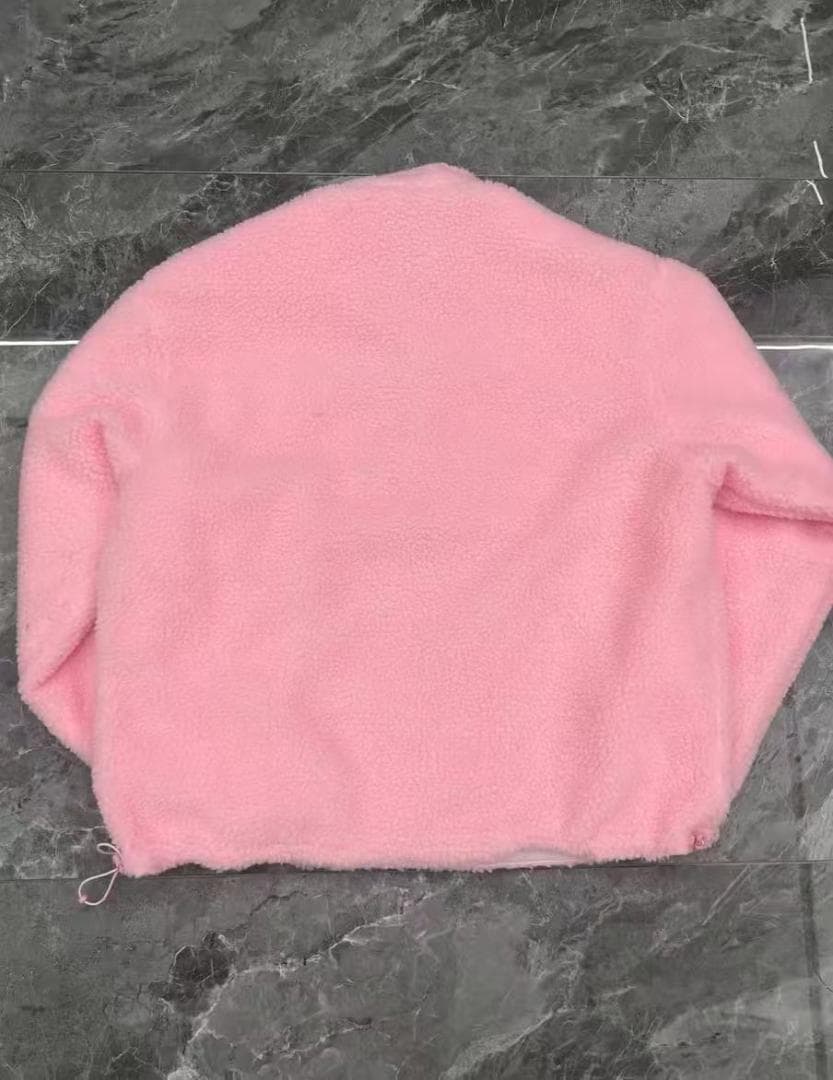 Supreme ピンク フリースジャケット男女兼用