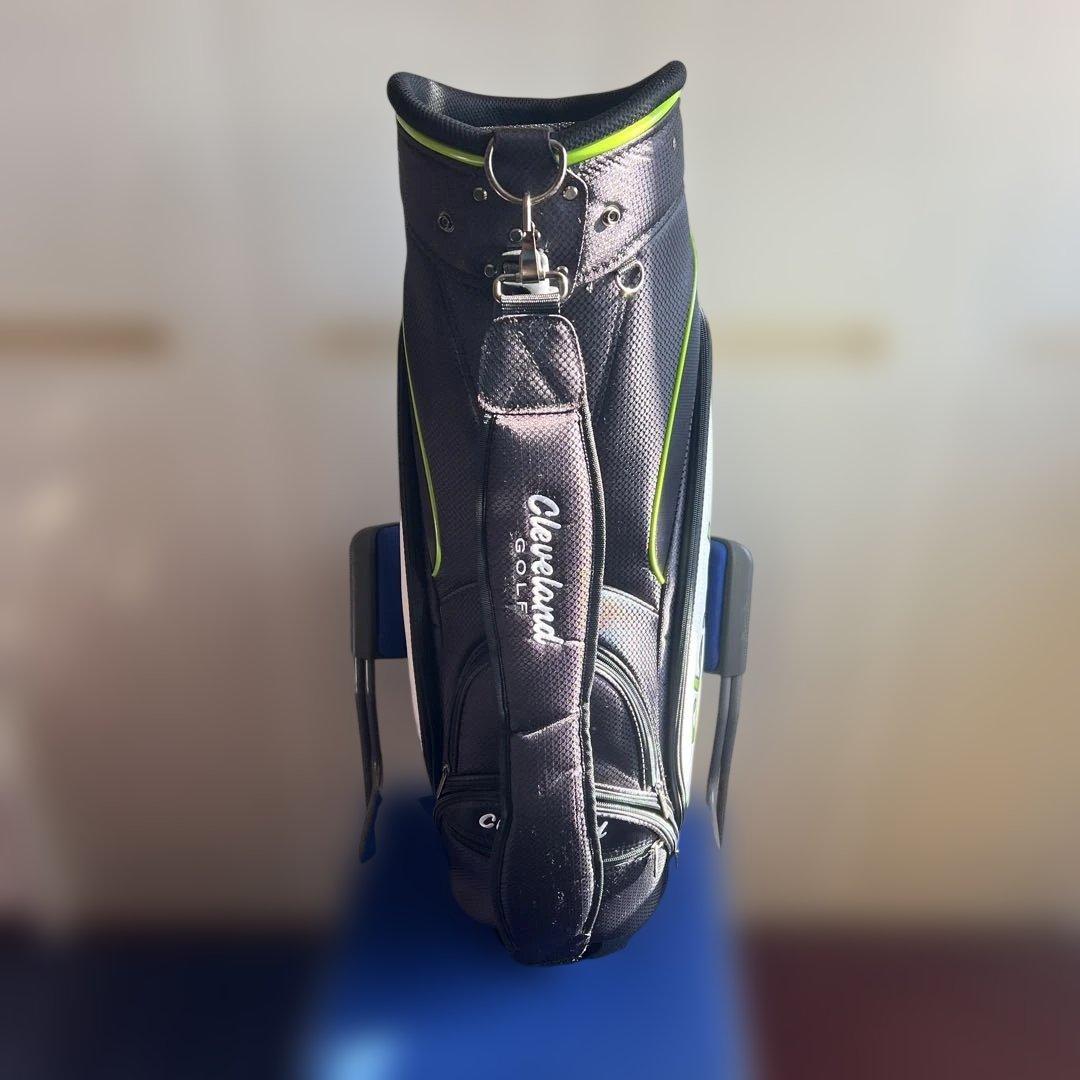 Cleveland Golf キャディバッグ ブラック/ホワイト/グリーン