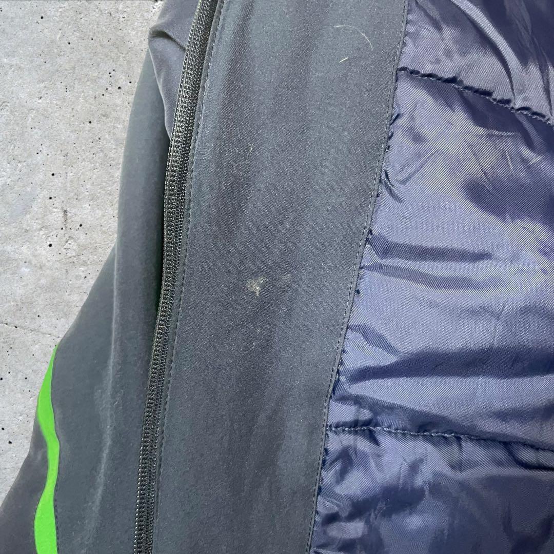 PUMA イタリア代表 06W杯後黄金期中綿フードIN刺繍ロゴジャケット XL紺