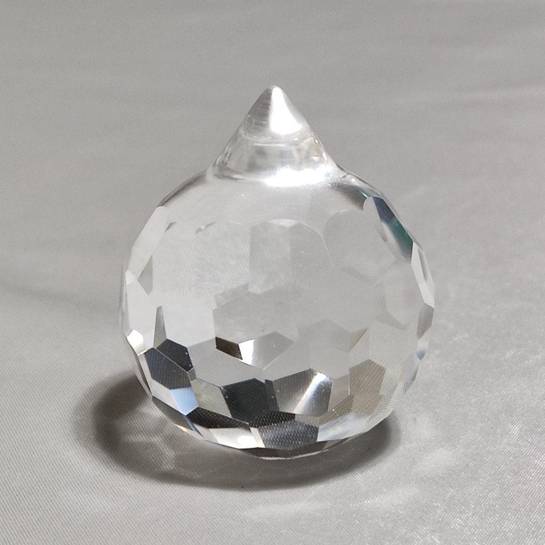 パワーストーン　天然石　多面カットクリスタル　宝珠　直径3cm　No.276