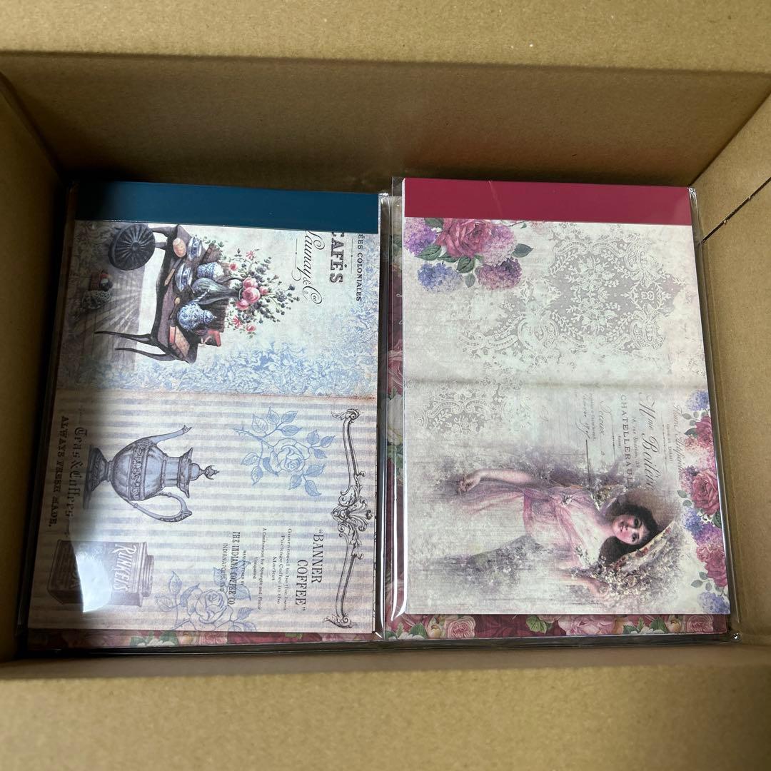 【処分価格】コラージュ素材 海外マステ デザインペーパー まとめ売り