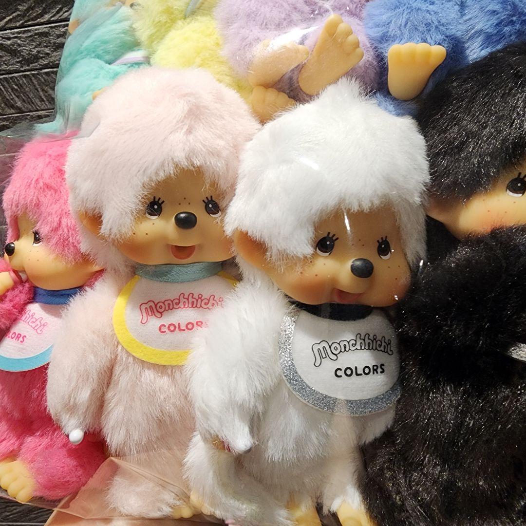 正規品全員可愛いモンチッチCOLORSカラーズキーチェーン８点セットコンプリート