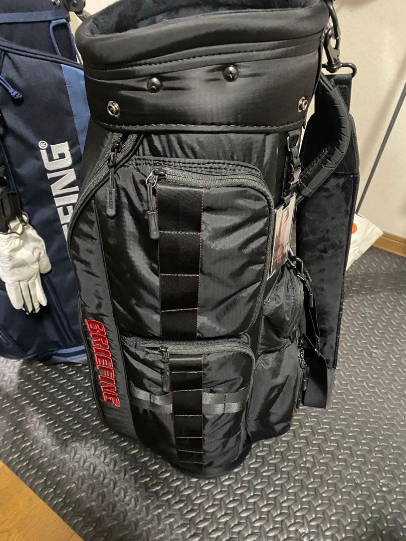 BRIEFING ブラック キャディバッグ