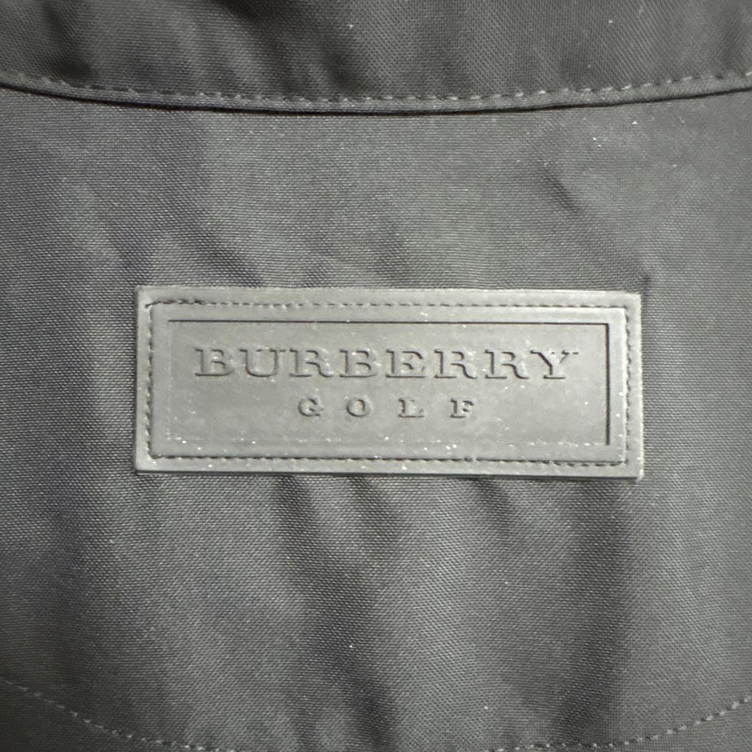 美品 バーバリーゴルフ 2WAY ナイロンジャケットコート 黒 サイズ1 S相当