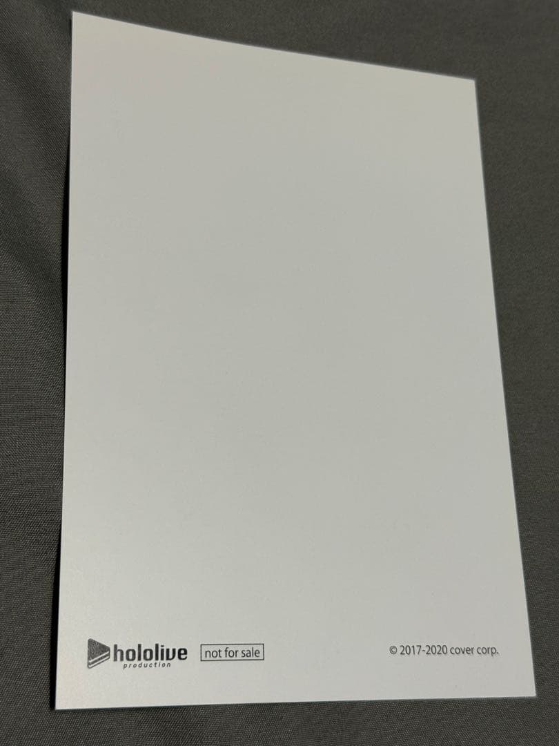 ホロライブ　白上フブキ　直筆サインポストカード2枚セット