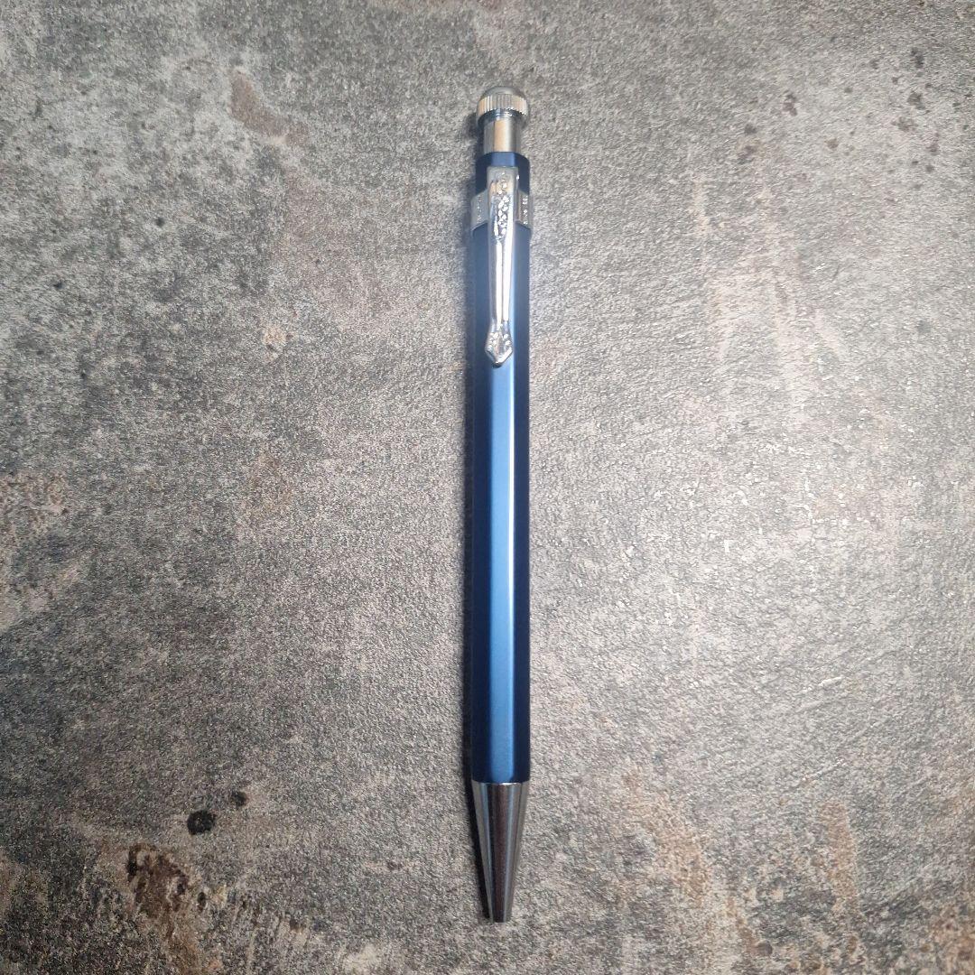 カヴェコスペシャル　限定ブルー　ボールペン　クリップ付き