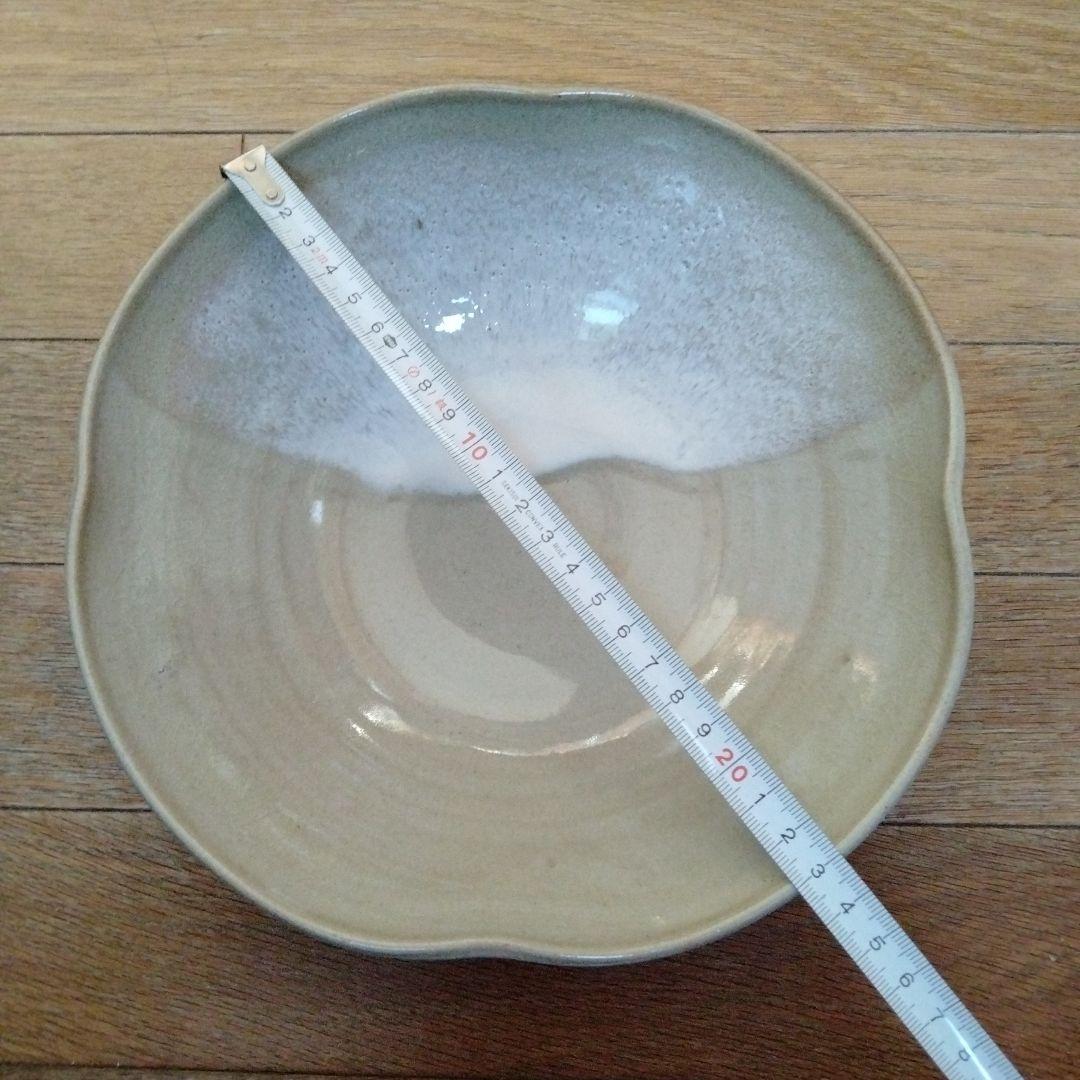 東洋中国骨董【松林庵登陽窯萩焼お皿】人気陶芸家　玉村登陽代表作　在銘あり貴重希少