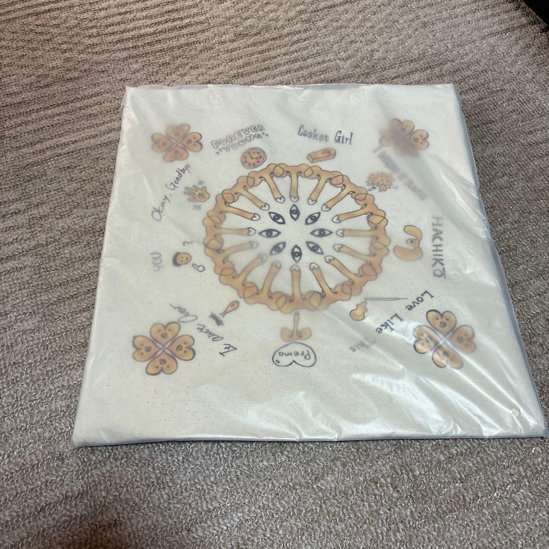 藤井風オフィシャルグッズHACHIKO他イラスト入りトートバッグ2色セット