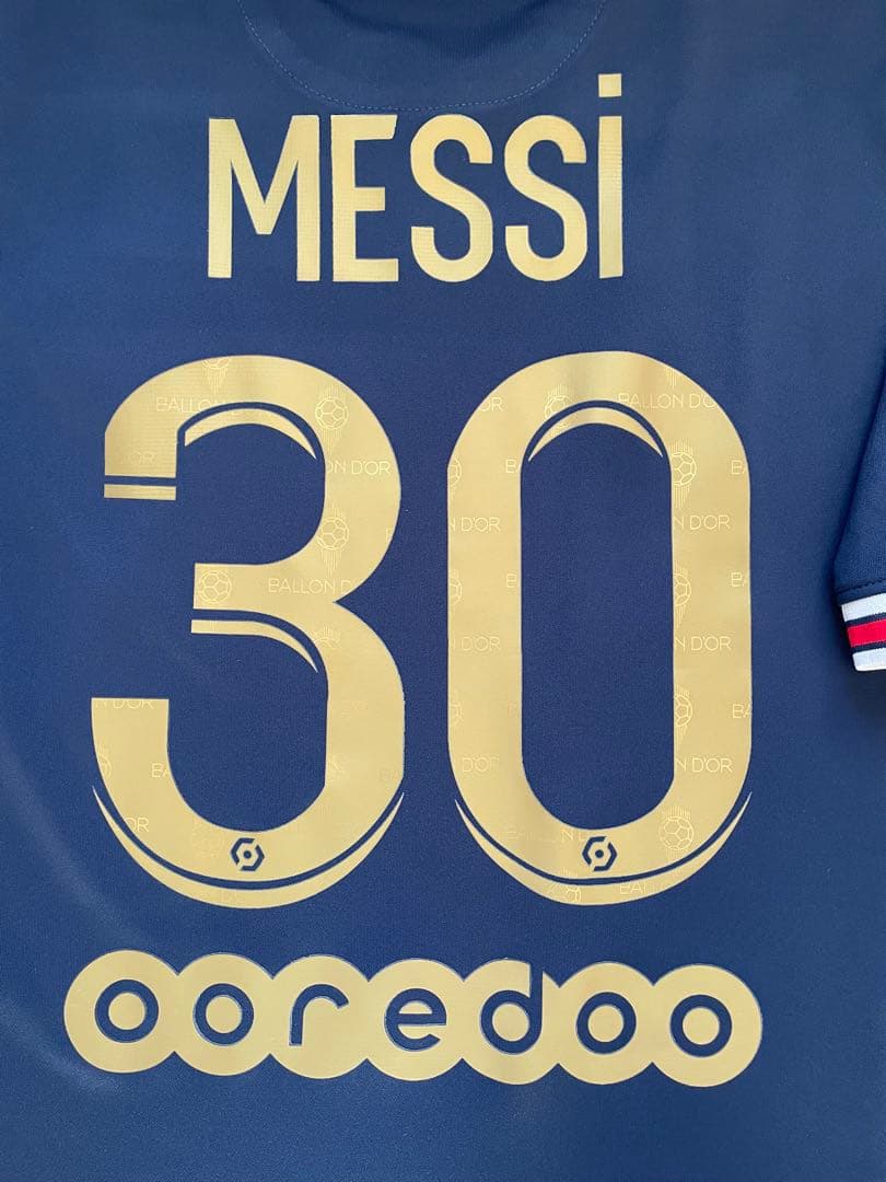 パリサンジェルマン　メッシ　ユニフォーム　21/22ホーム バロンドール