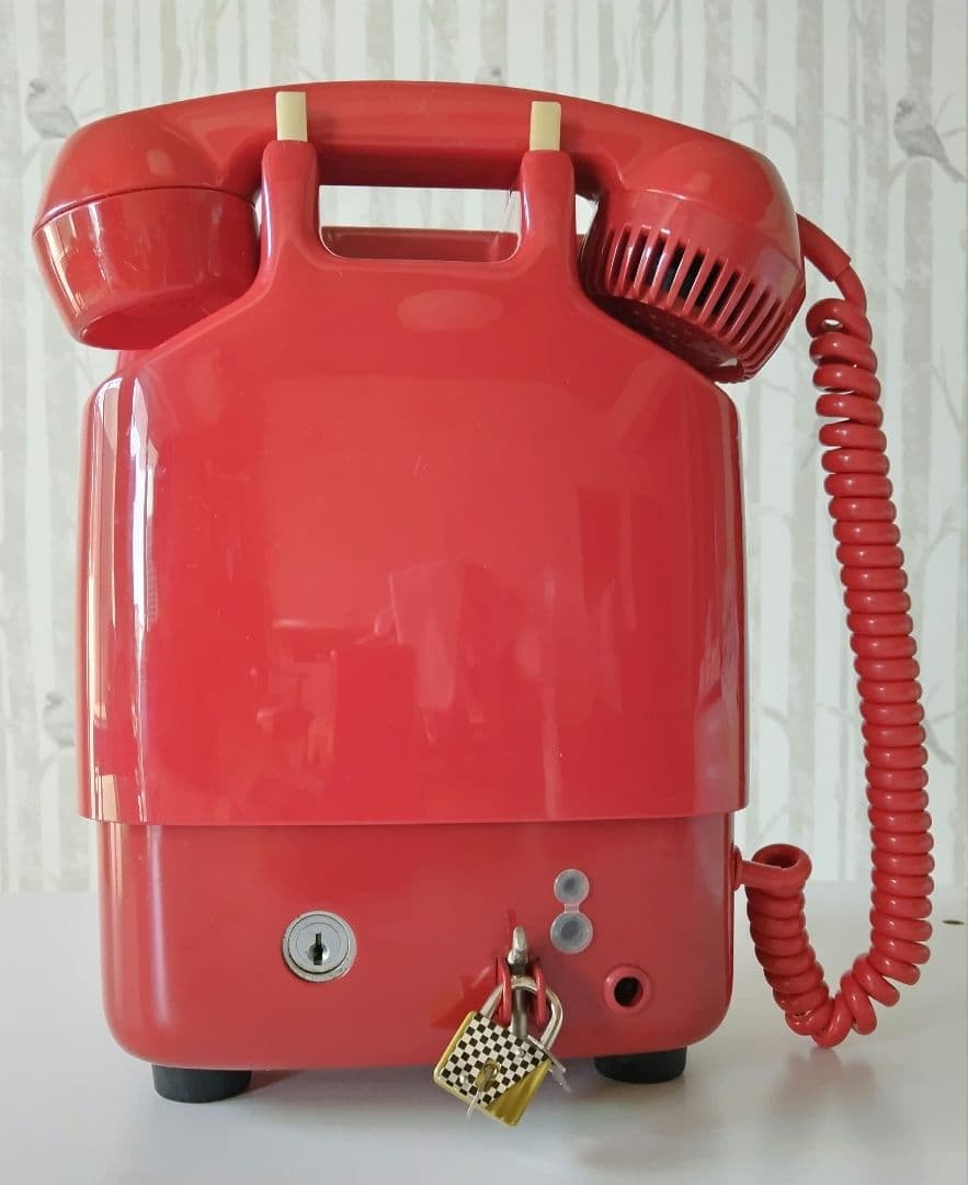昭和レトロ 電電公社 赤電話貯金箱