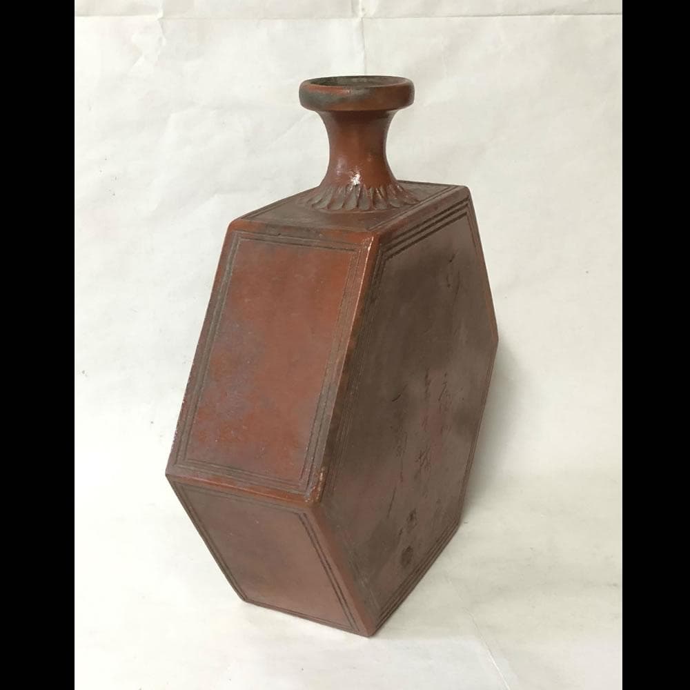 e990 備前焼 六角徳利 酒器 徳利 古美術 骨董品