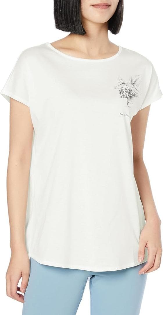 チャコット　ボタニカルプリントTシャツ　ヨガ　ピラティス