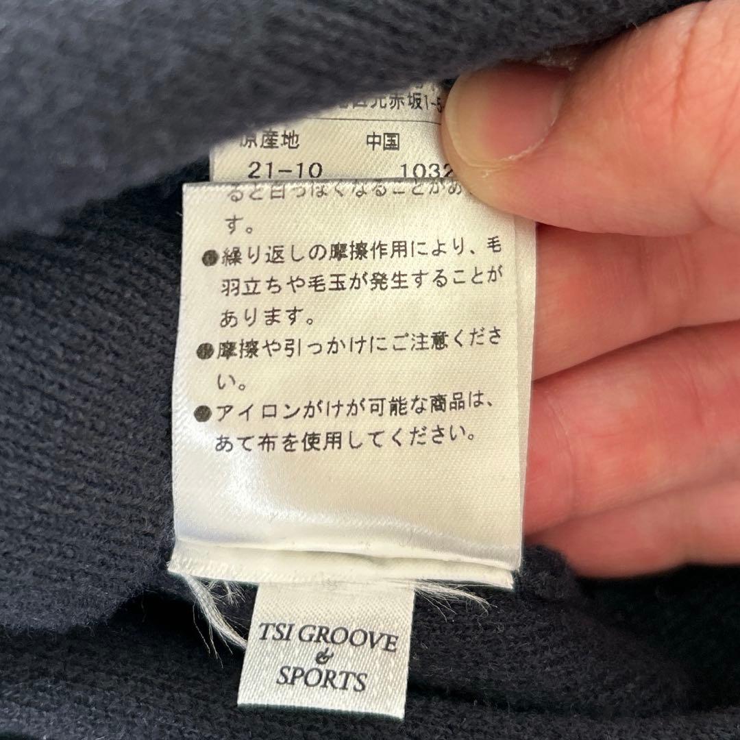 美品✨PEARLY GATES ネイビー ロゴセーター 総柄 ブラック サイズ0