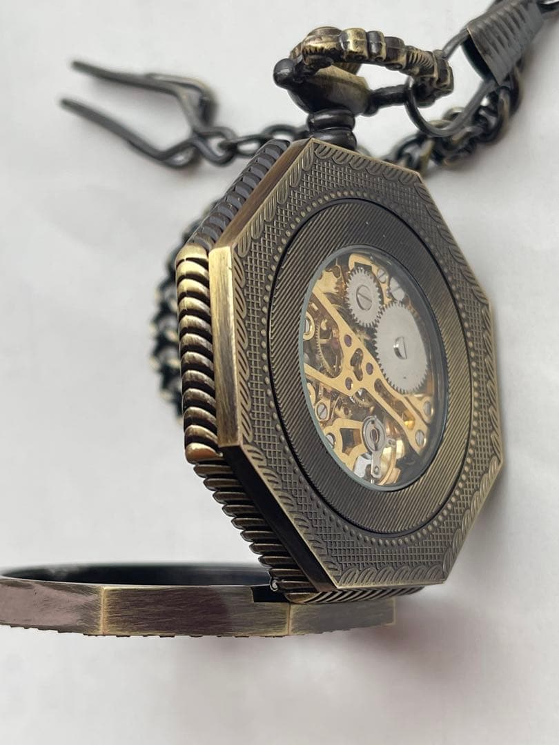 懐中時計　アンティーク　骨董品　スケルトン
