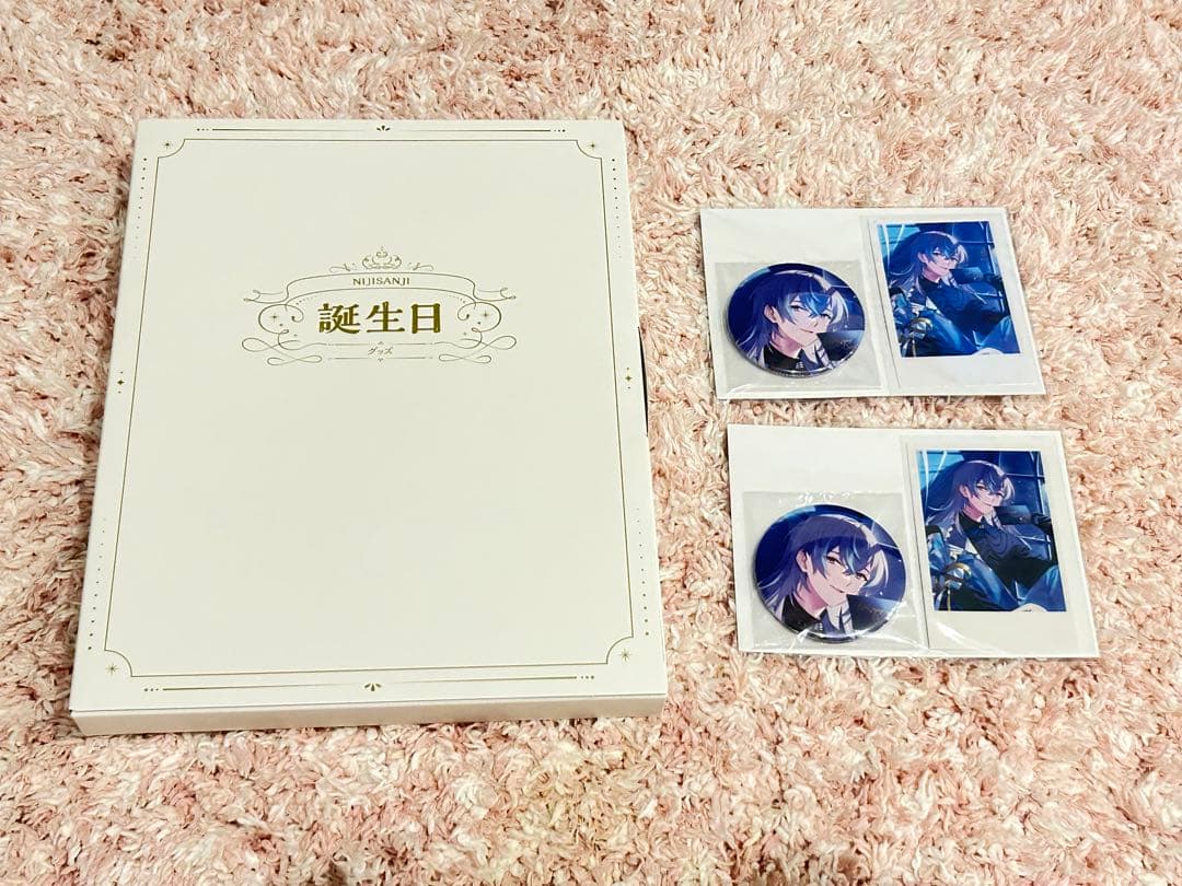 にじさんじ 誕生日グッズ 全力応援セット チェキ 缶バッジ 星導ショウ