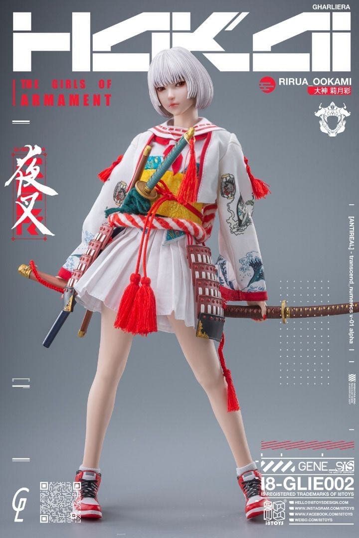 i8toys i8-GLIE002夜叉大神莉月彩1/6 RIRUA OOKAMI