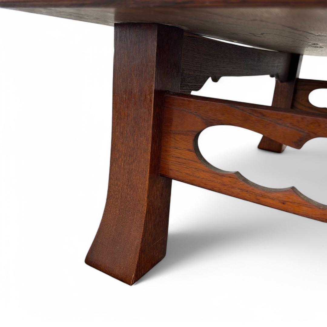 昭和レトロ センターテーブル 天然木 ちゃぶ台 座卓 ビンテージ ローテーブル