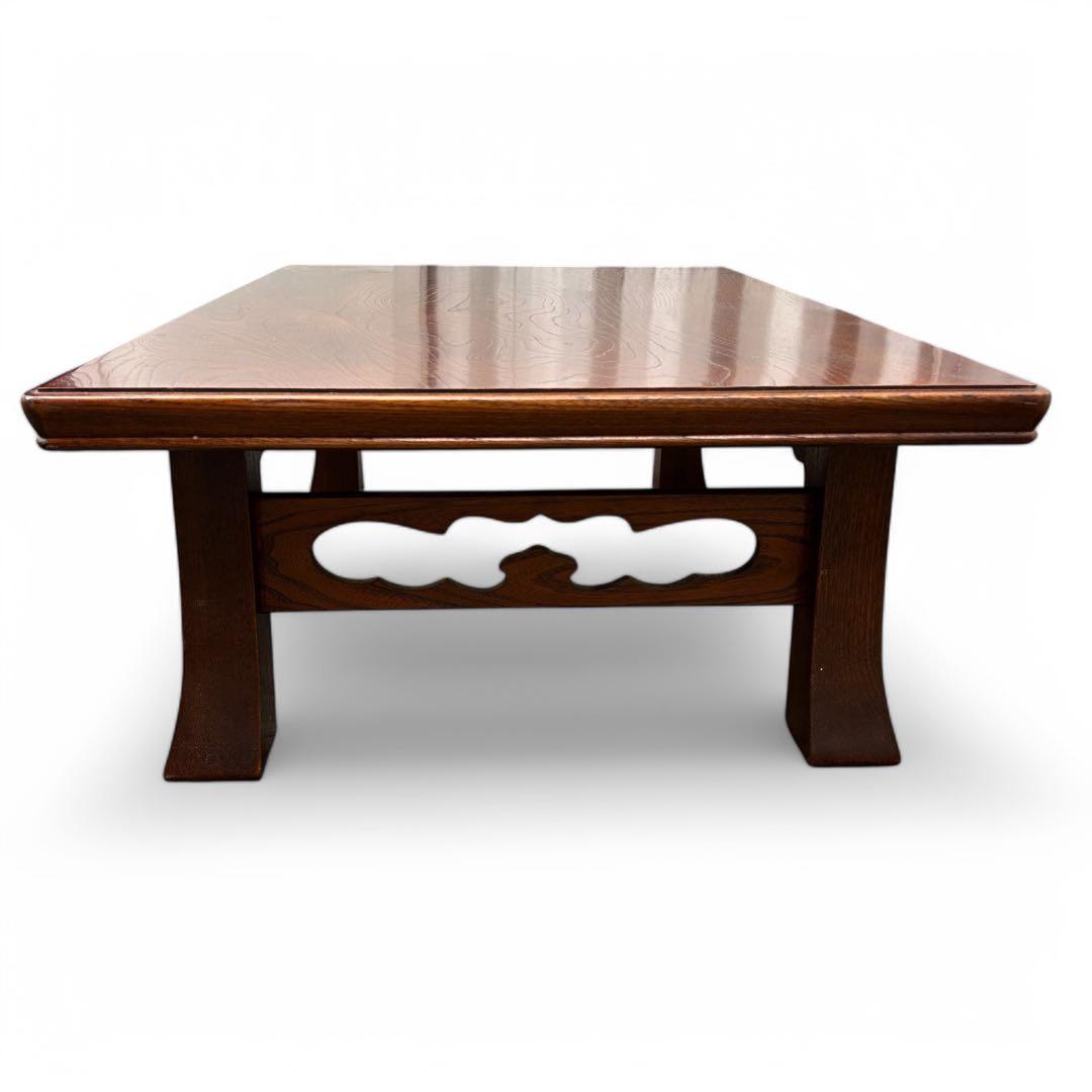 昭和レトロ センターテーブル 天然木 ちゃぶ台 座卓 ビンテージ ローテーブル