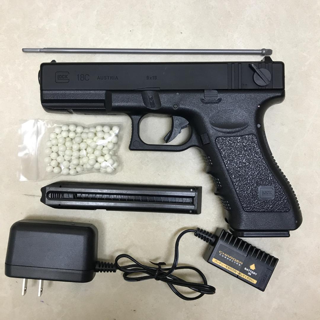TOKYO MARUIマルイGLOCK18C 電動ガン作動品充電器バッテリー付き