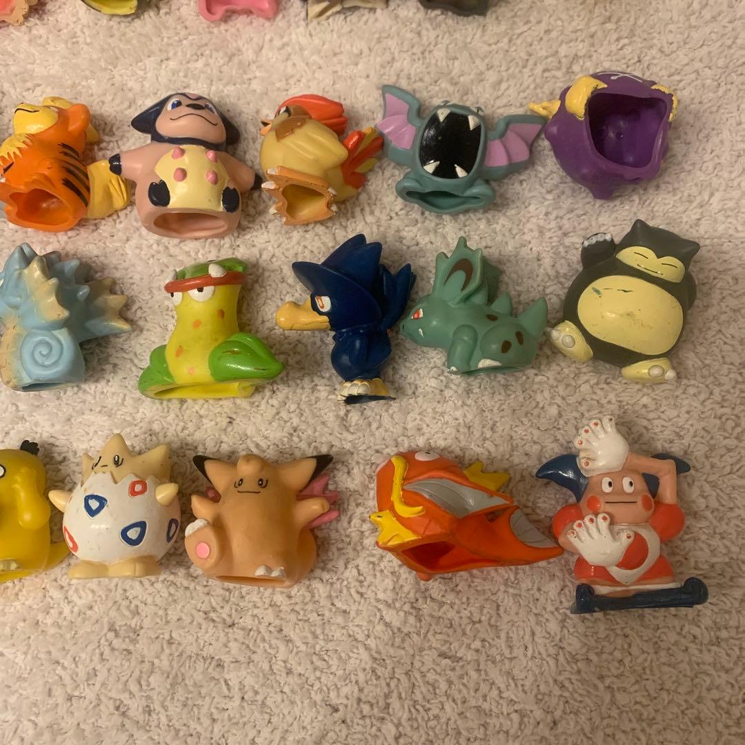 【希少】レトロ　大量！お得！ポケモン　指人形　ソフビ　172体　クリア　初期