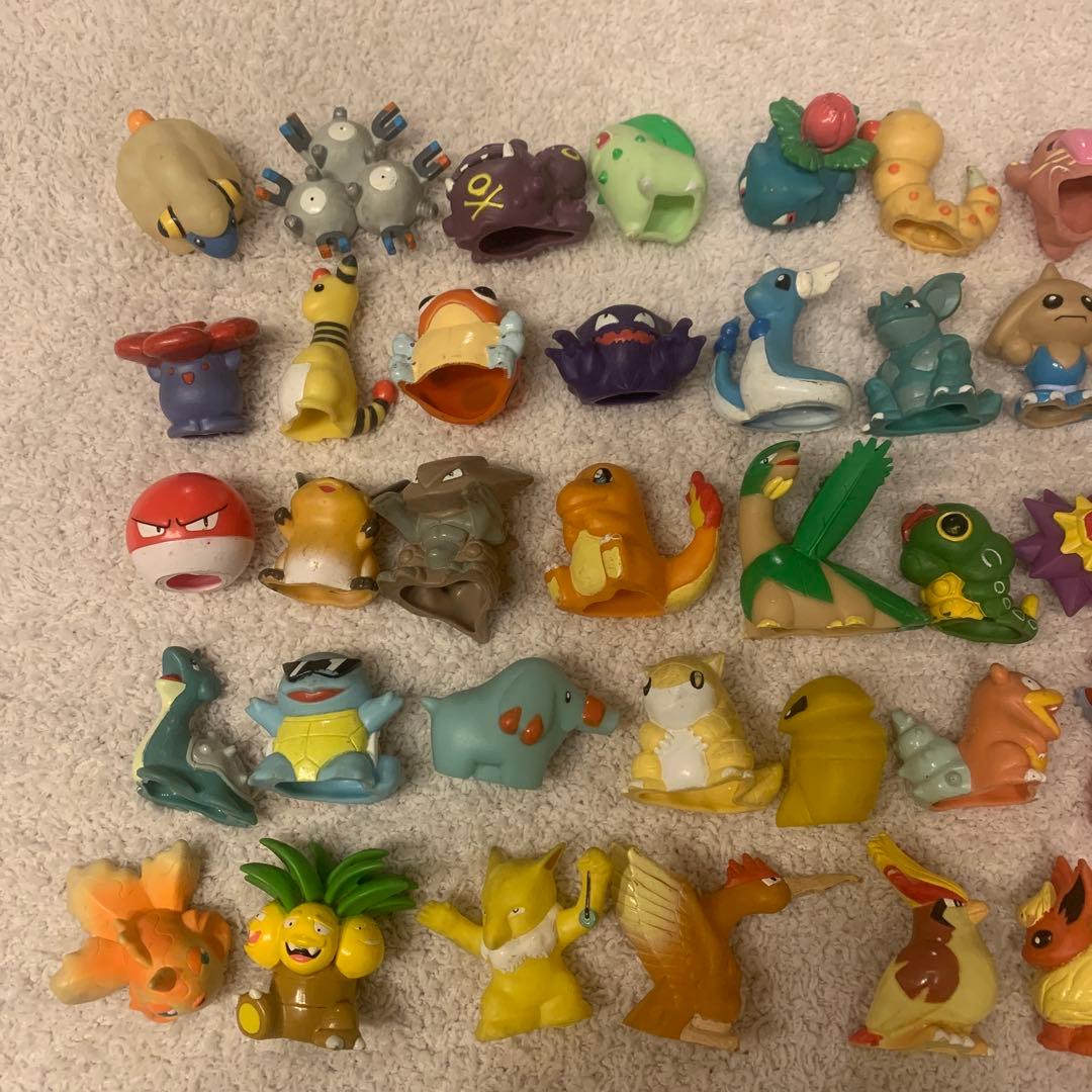 【希少】レトロ　大量！お得！ポケモン　指人形　ソフビ　172体　クリア　初期