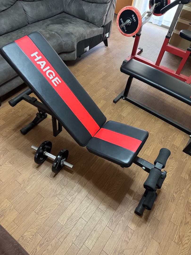 PR-JAPAN調整可能トレーニングベンチセット