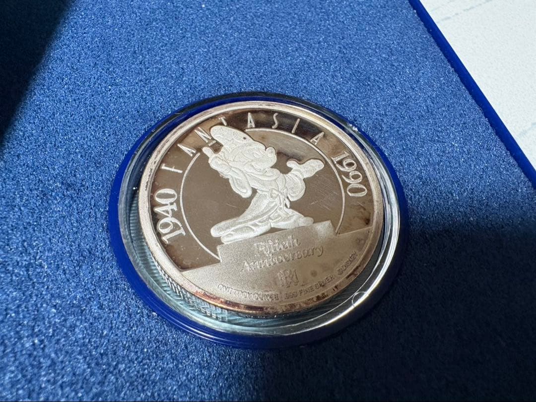 ミッキー ディズニー ファンタジア 50周年記念 メダル