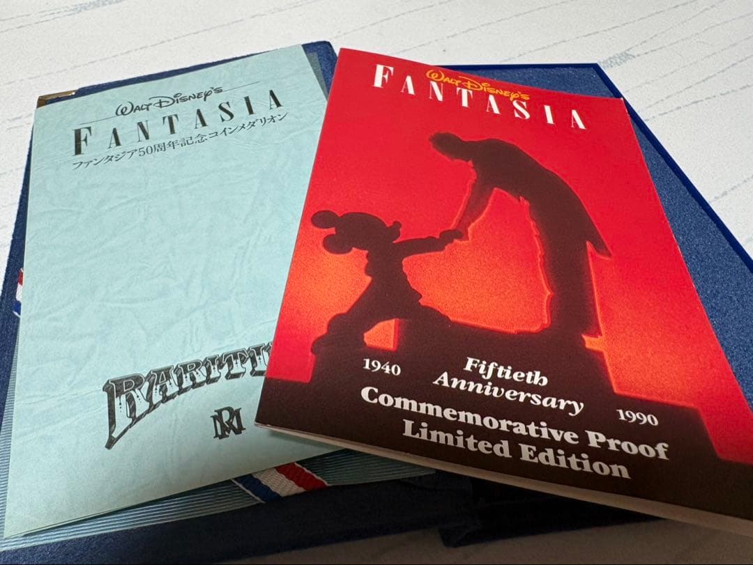ミッキー ディズニー ファンタジア 50周年記念 メダル